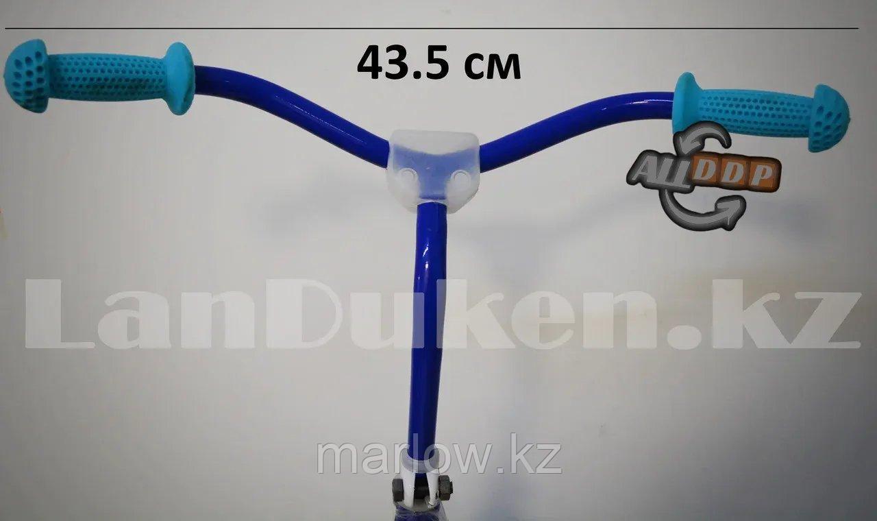Трехколесный детский велосипед "Балдырган" с родительской ручкой, синий - фото 3 - id-p111425385