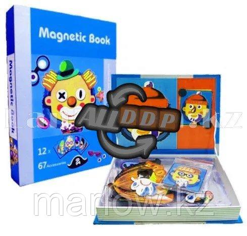Развивающая игра Забавные лица Магнитная книга конструктор 79 вложений (6807-1) - фото 10 - id-p111452546