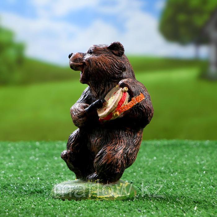 Садовая фигура "Медведь с бубном" 17х9см - фото 2 - id-p111439702