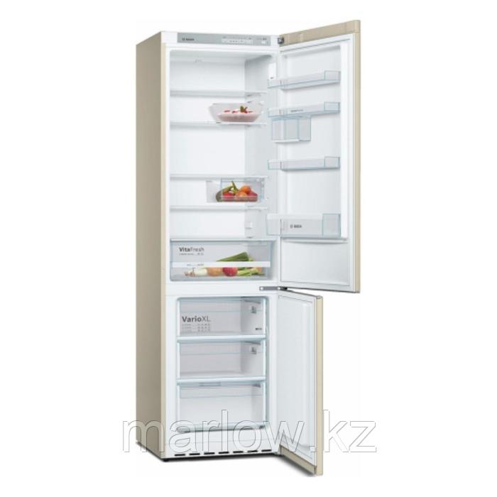 Холодильник Bosch KGV39XK22R, двухкамерный, класс А+, 351 л, бежевый - фото 2 - id-p111434111