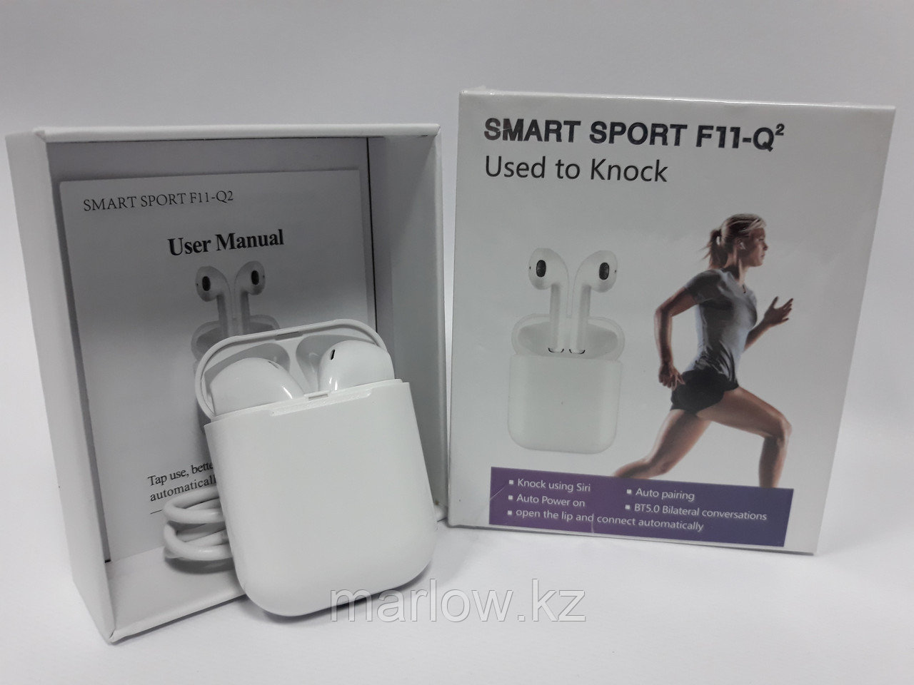 Беспроводные наушники Smart Sport F11 Q2 - фото 3 - id-p111423431