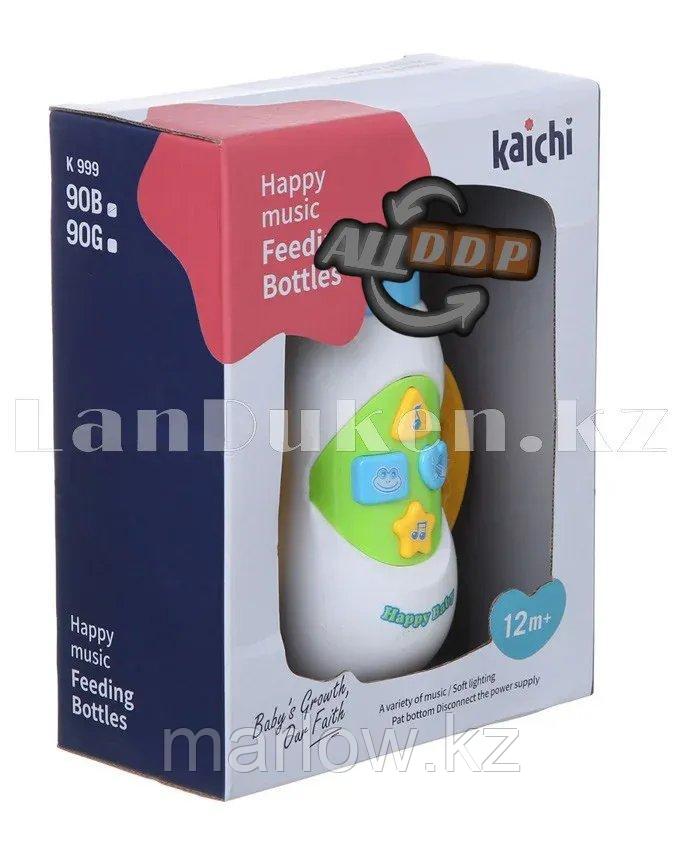 Детская музыкальная игрушка бутылочка соска с подсветкой на батарейках Kaichi 90B - фото 5 - id-p111452563