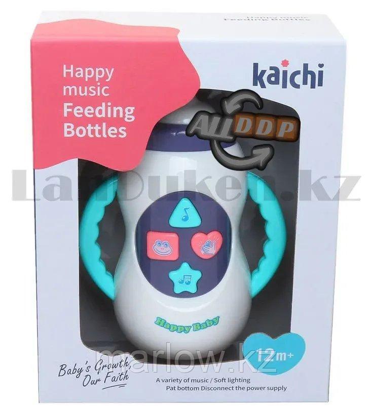 Детская музыкальная игрушка бутылочка соска с подсветкой на батарейках Kaichi 90B - фото 6 - id-p111452563