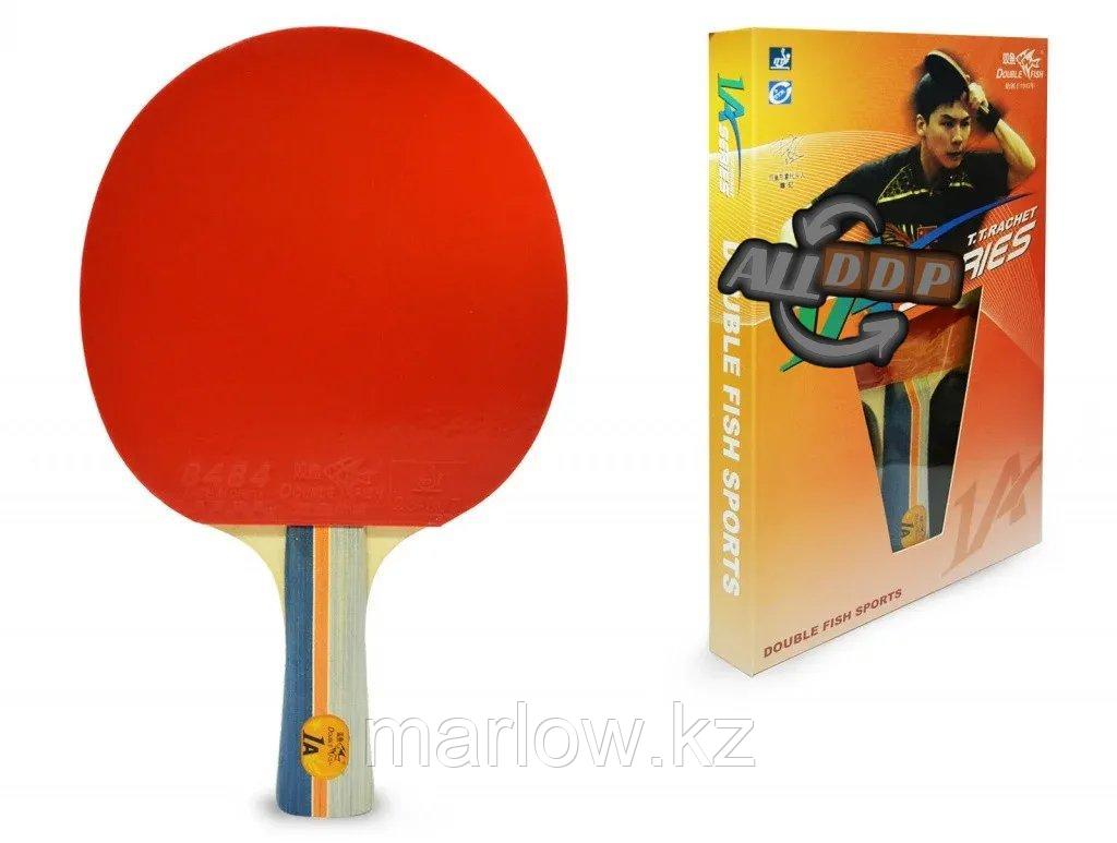 Ракетка для настольного тенниса DOUBLE FISH - 1А-С (ITTF) - фото 1 - id-p111451588