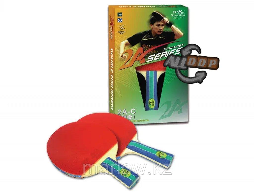 Ракетка для настольного тенниса DOUBLE FISH - 2А-С (ITTF) - фото 1 - id-p111451589