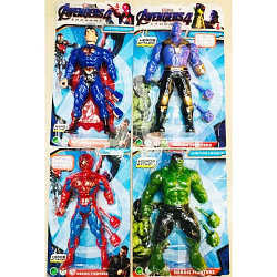 Игрушка супер герои Avengers на блистере,17 см,7 моделей RV-240