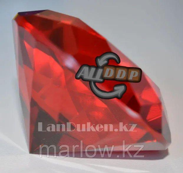 Сувенир кристалл из камня красный 50 гр - фото 1 - id-p111454574