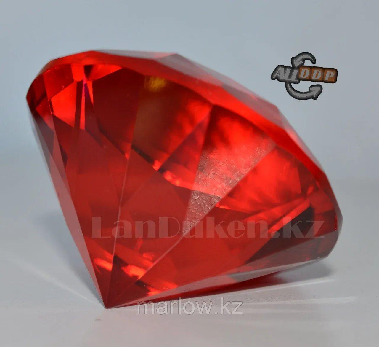 Сувенир кристалл из камня красный 50 гр - фото 5 - id-p111454574
