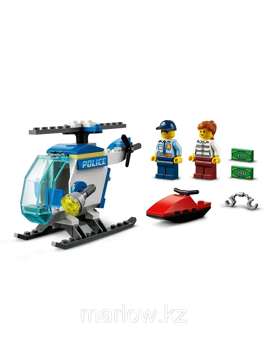 Конструктор Полицеский вертолет 51 дет. 60275 LEGO City Police - фото 2 - id-p111444689