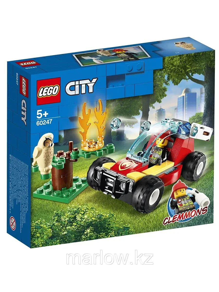 Конструктор Лесные пожарные 84 дет. 60247 LEGO City Fire - фото 1 - id-p111444692