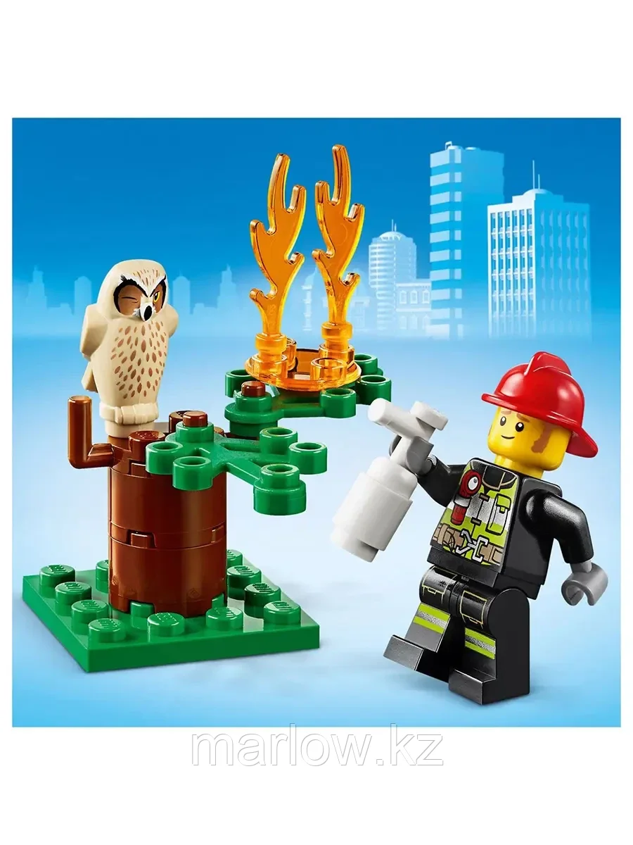 Конструктор Лесные пожарные 84 дет. 60247 LEGO City Fire - фото 4 - id-p111444692