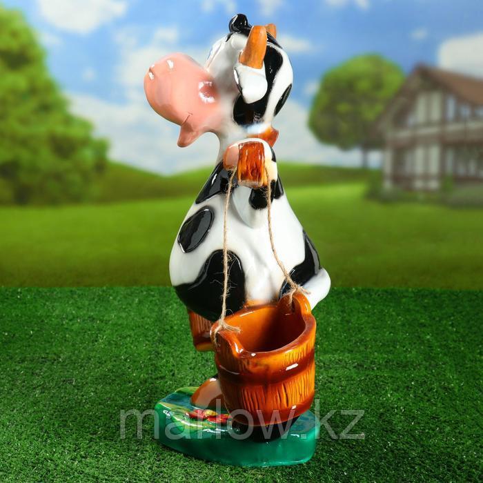 Садовая фигура "Корова с ведрами", 47 см - фото 2 - id-p111437776