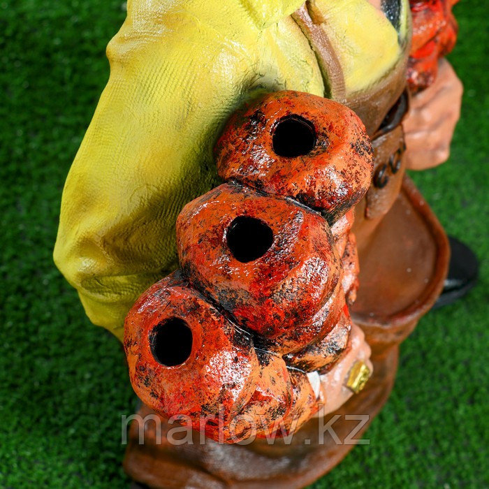 Садовая фигура "Весёлый шашлычник" подставка для шампуров 57х39см - фото 5 - id-p111437783