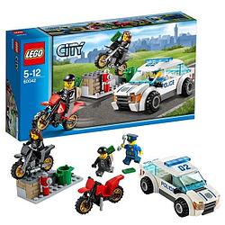 Lego City 60042 Лего Город Погоня за воришками-байкерами