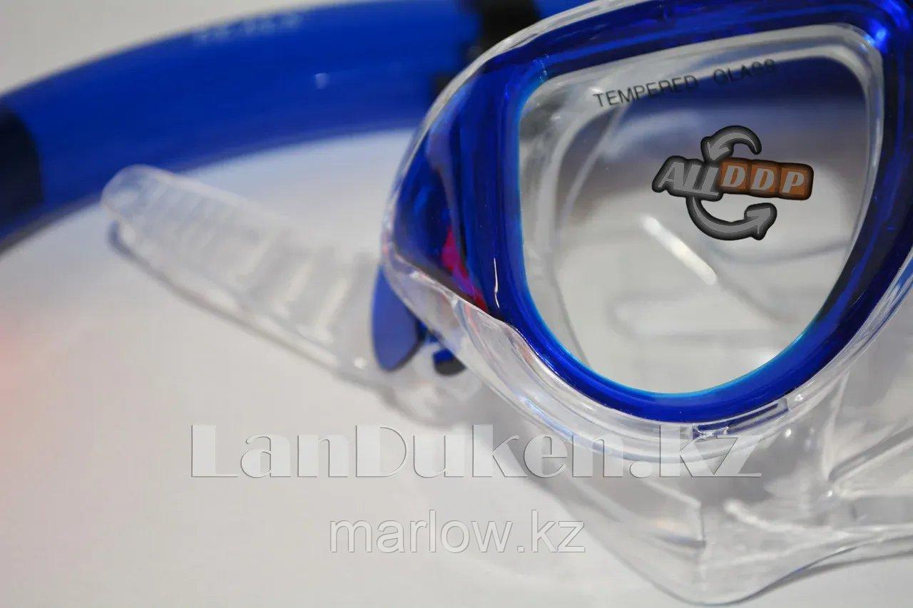Набор для плавания Seals (дыхательная трубка и маска) синий 00298 - фото 3 - id-p111453601