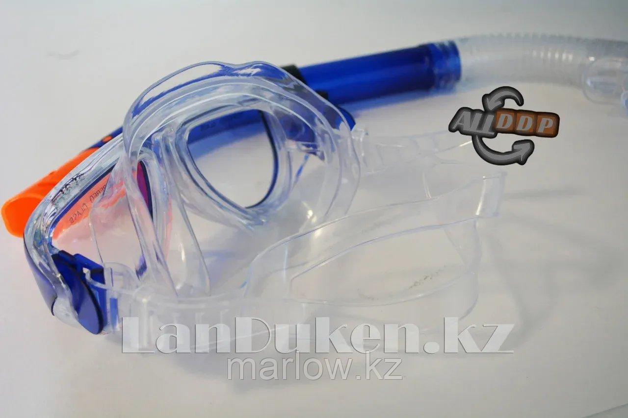 Набор для плавания Seals (дыхательная трубка и маска) синий 00298 - фото 5 - id-p111453601