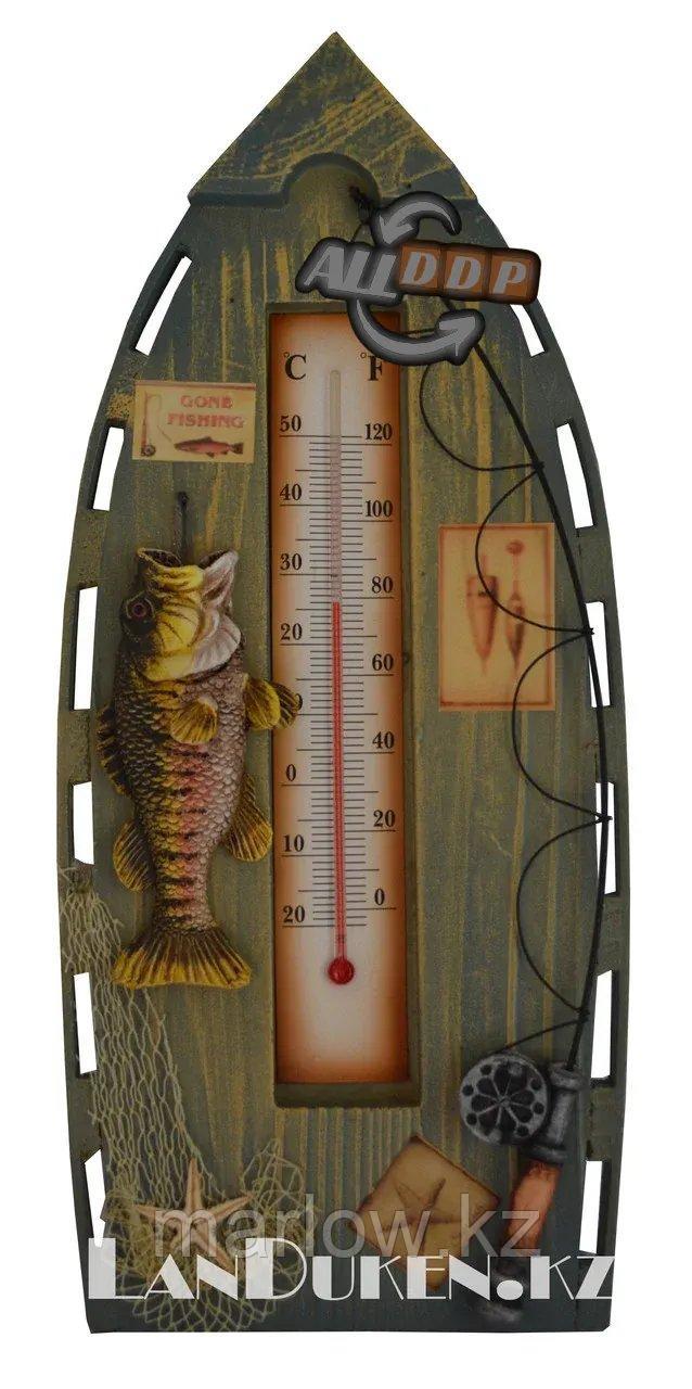 Деревянный настенный Градусник для измерения температуры воздуха (комнатный термометр) - фото 1 - id-p111425450