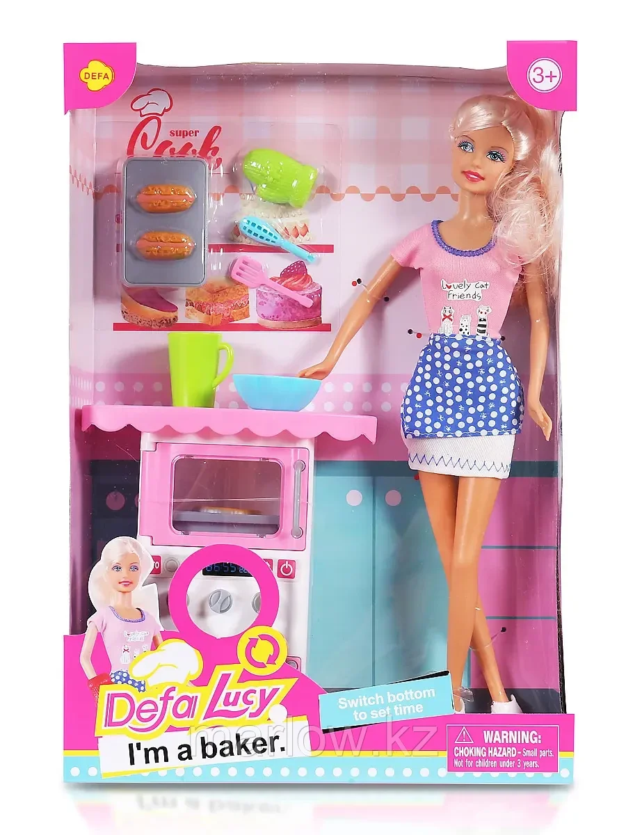 Кукла 8421 с набором кухни - фото 1 - id-p111445693