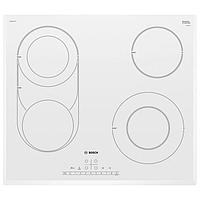 Варочная поверхность Bosch PKM652FP1E, электрическая, 7800 Вт, 4 конфорки, сенсор, белая