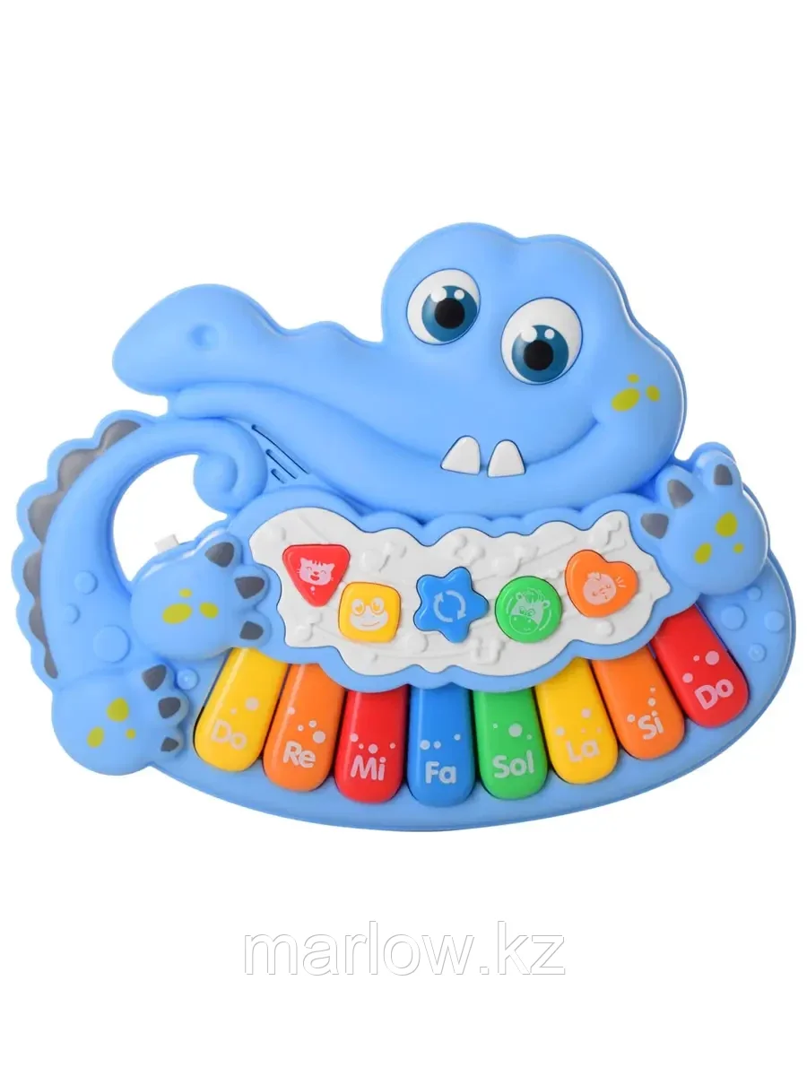 Игрушка музыкальная Пианино Крокодильчик MTK011 - фото 1 - id-p111444704