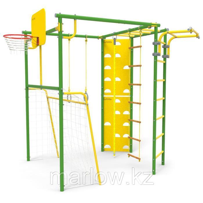Детский спортивный комплекс уличный-7 «Атлет-Т», цвет зелёный - фото 1 - id-p111432357