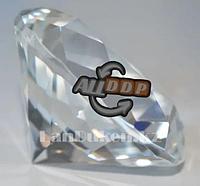 Сувенир кристалл из камня прозрачный 40 гр