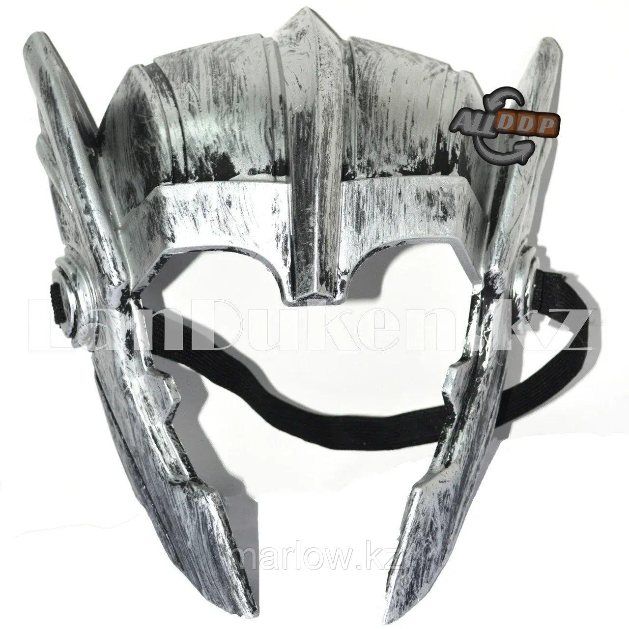 Маска Шлем Тора серебристый - фото 1 - id-p111425462