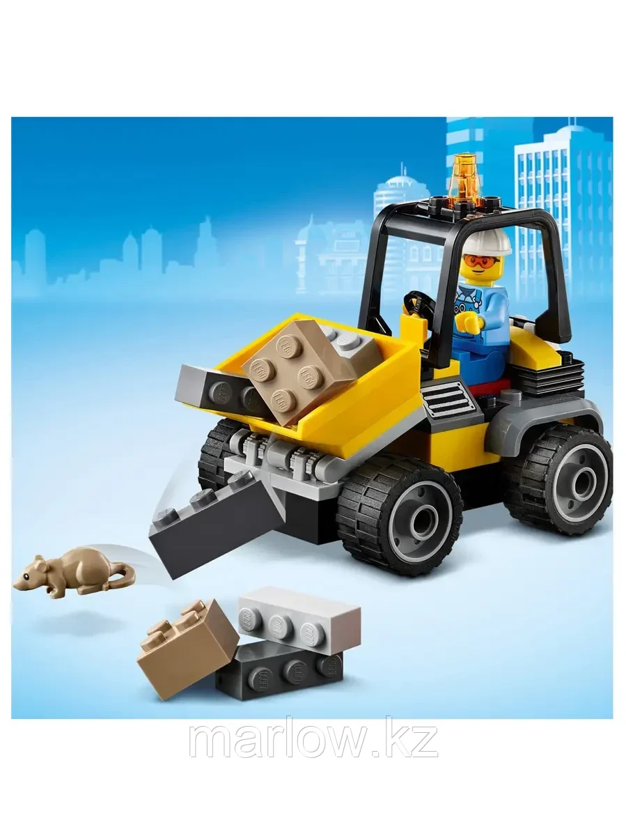 Конструктор Автомобиль для дорожных дорог 58 дет. 60284 LEGO City Great Vehicles - фото 3 - id-p111444728