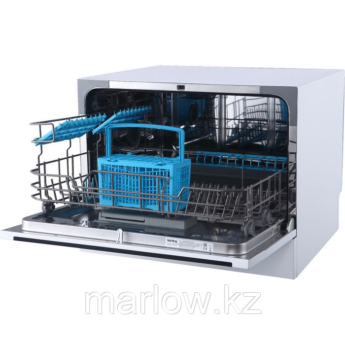 Посудомоечная машина Körting KDF 2050 W, класс А+, 6 комплектов, 7 программ, 55 см, белая - фото 3 - id-p111434189