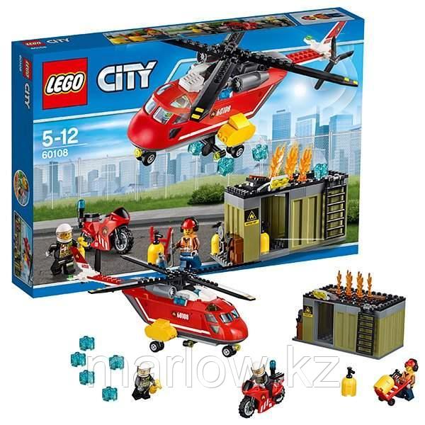 Lego City 60108 Лего Город Пожарная команда быстрого реагирования - фото 1 - id-p111470495