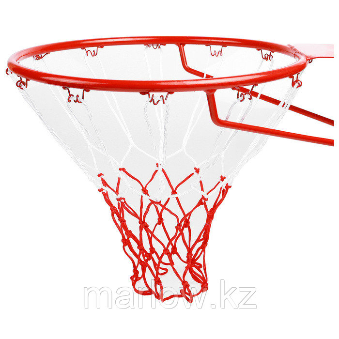Сетка баскетбольная, 50 см, нить 3 мм, двухцветная, (2 шт) - фото 1 - id-p111432387