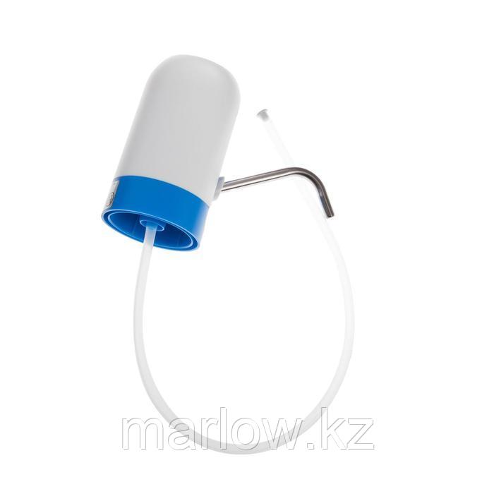Помпа Centek CT-3000 White, электрическая, 5 Вт, 1.2 л/мин, 1200 мАч, от USB, бело-голубая - фото 5 - id-p111435055
