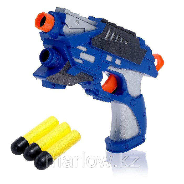 Пистолет «Воин», стреляет мягкими пулями, цвета МИКС - фото 3 - id-p111431391
