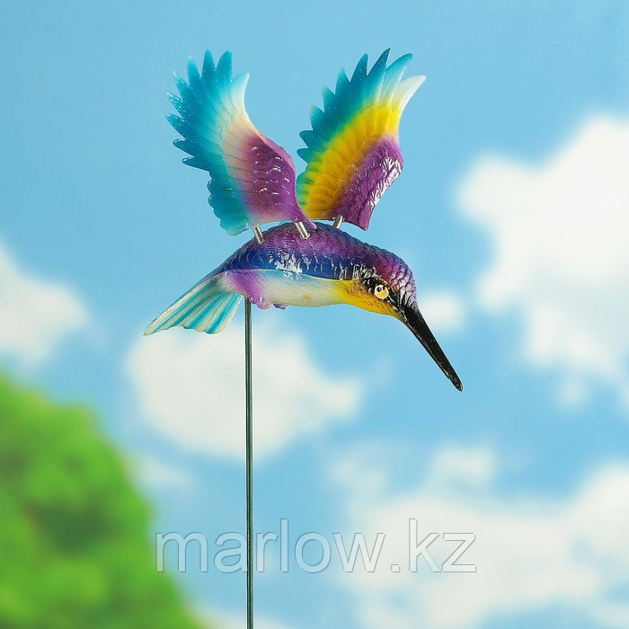 Декоративный штекер "Колибри с поднятыми крыльями" микс - фото 1 - id-p111437833