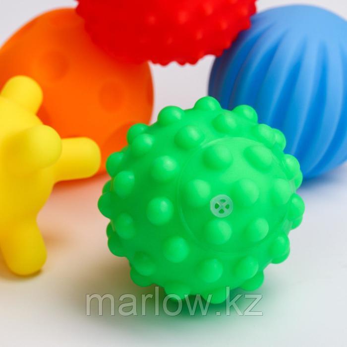 Подарочный набор развивающих, массажных мячиков «Машинка» 5 шт. - фото 3 - id-p111432395