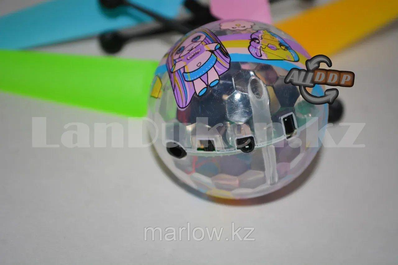 Летающий шар единорог Poopsie с LED подсветкой - фото 7 - id-p111454639