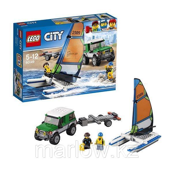 Lego City 60149 Лего Город Внедорожник с прицепом для катамарана - фото 1 - id-p111470528