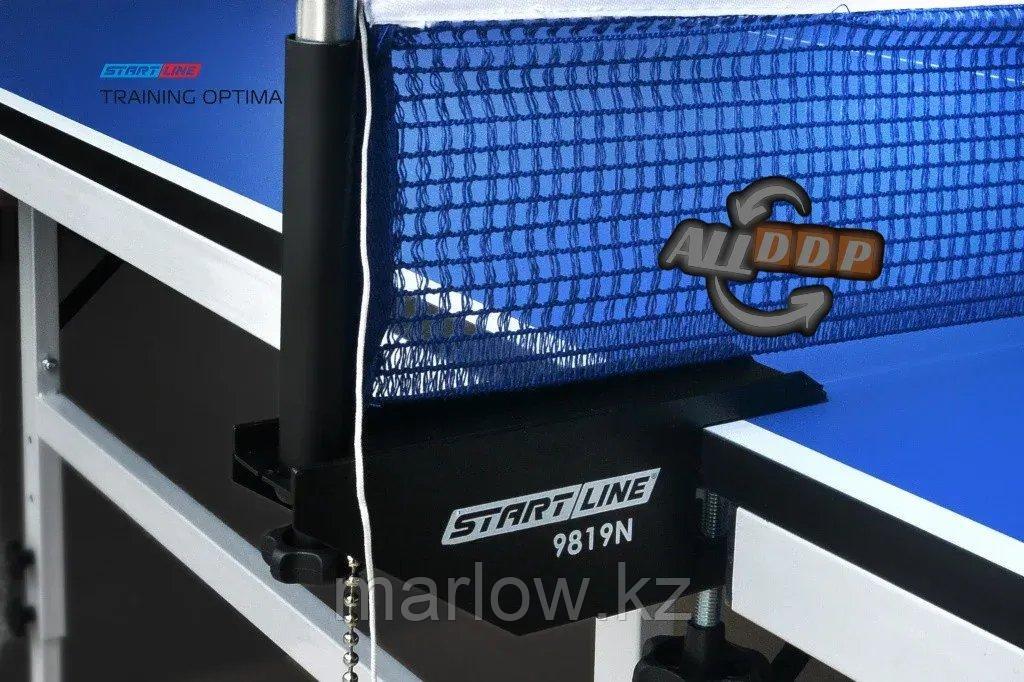 Теннисный стол Start Line Training Optima, 22 мм, без сетки, на роликах, складные регулируемые опоры - фото 7 - id-p111451683