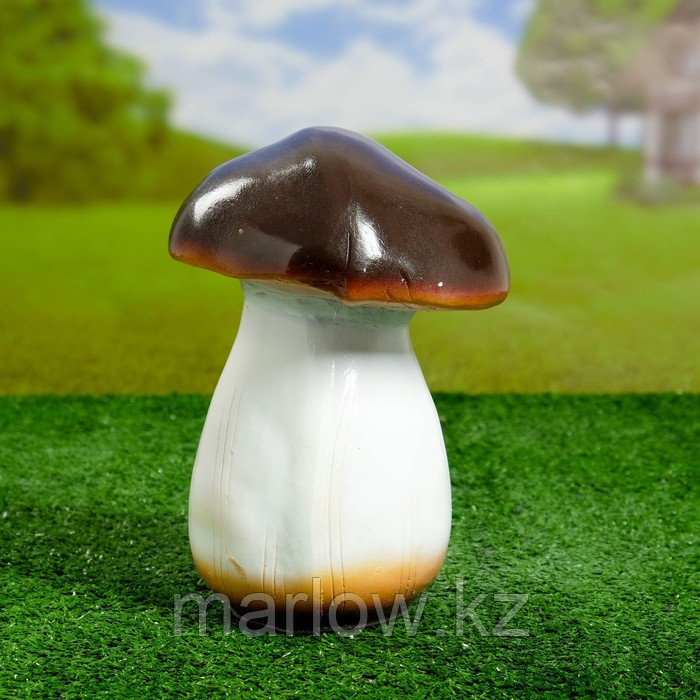 Садовая фигура "Белый гриб" средний 14х14х24см - фото 2 - id-p111438845