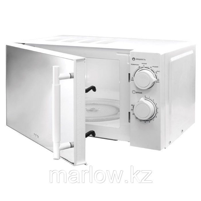 Микроволновая печь BBK 20MWS-771M/W-M, 700 Вт, 20 л, 6 режимов, чёрно-белая - фото 3 - id-p111434227