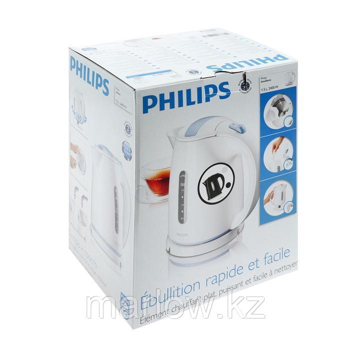 Чайник электрический Philips HD4646/20, пластик, 1.5 л, 2400 Вт, черный - фото 2 - id-p111435083