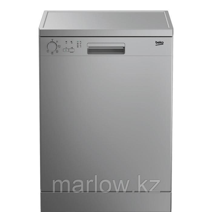 Посудомоечная машина Beko DFN05310S, класс А, 15 комплектов, 5 программ, 60 см, серебристая - фото 1 - id-p111434238