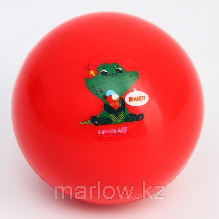Развивающий тактильный мячик для ванны с пищалкой «Крокодильчик», 7 см - фото 3 - id-p111432430