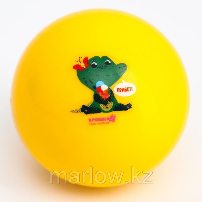 Развивающий тактильный мячик для ванны с пищалкой «Крокодильчик», 7 см - фото 5 - id-p111432430