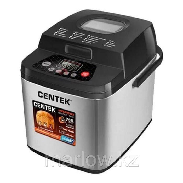 Хлебопечка Centek CT-1410, 650 Вт, 19 программ, выбор цвета корки, чёрная - фото 1 - id-p111434253