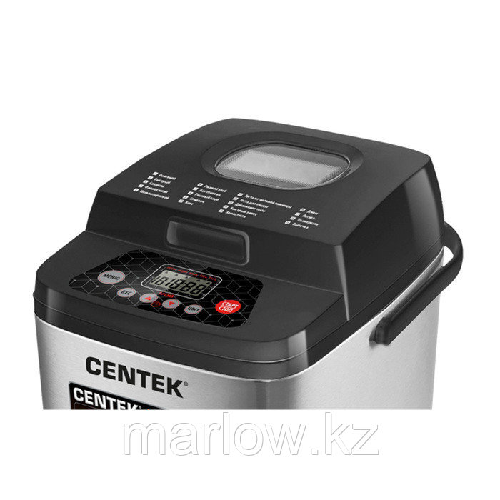 Хлебопечка Centek CT-1410, 650 Вт, 19 программ, выбор цвета корки, чёрная - фото 2 - id-p111434253