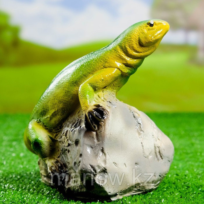 Садовая фигура "Ящерица на камне", 16х16 см, - фото 3 - id-p111437887