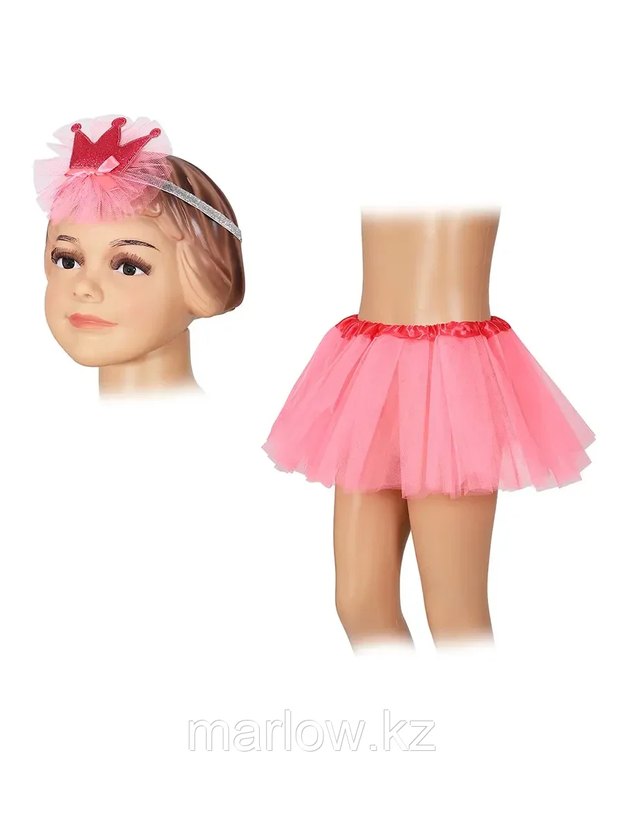 Карнавальный набор розовый Маленькая принцесса - фото 1 - id-p111441847