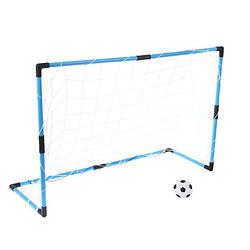 Ворота футбольные «Весёлый футбол», сетка, мяч d=14 см, размер ворот 98х34х64 см, МИКС