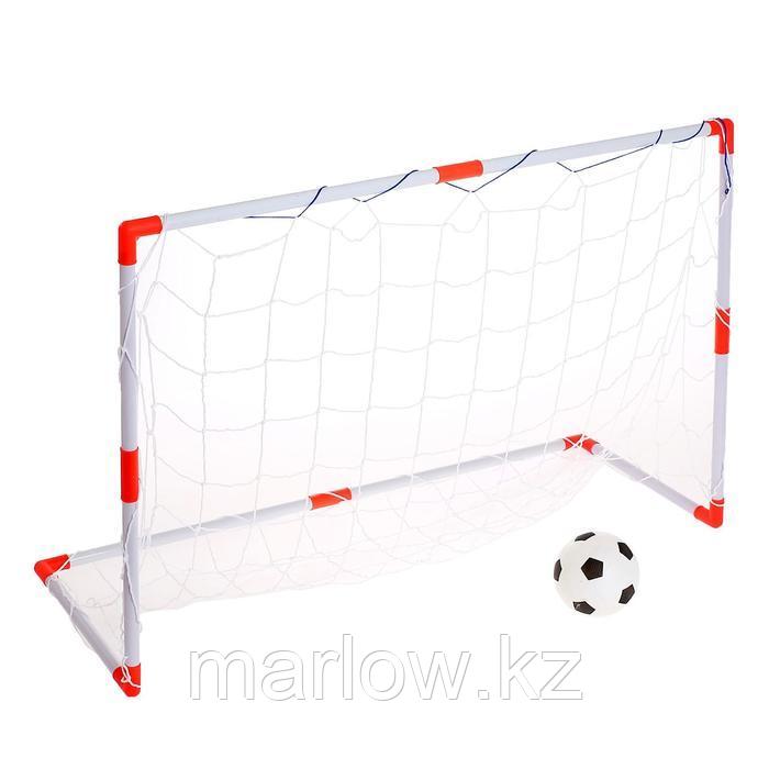 Ворота футбольные «Весёлый футбол», сетка, мяч d=14 см, размер ворот 98х34х64 см, МИКС - фото 3 - id-p111431461
